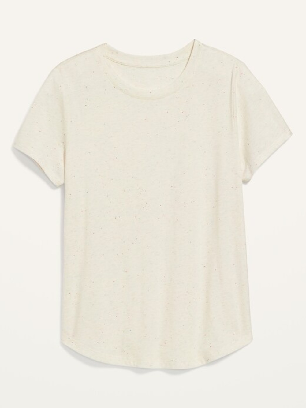 NWT EveryWear Short-Sleeve Speckled T-Shirt Size Small